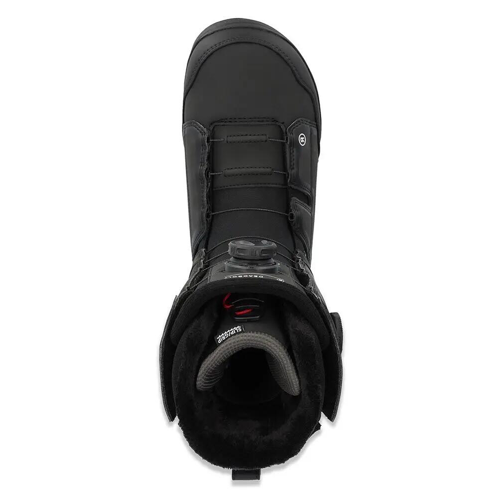 Botas de snowboard Ride Deadbolt Zonal negras para hombre 4/5
