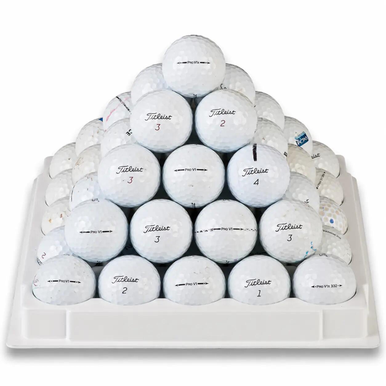Titleist Pro V1x - Golfballen lakeballs AAA 25 stuks - Wit 2/3
