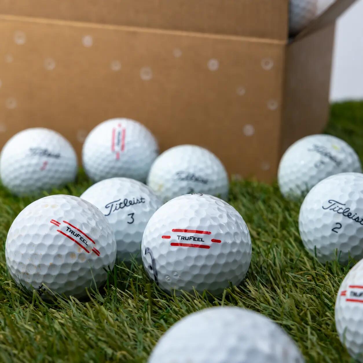 Titleist TruFeel - Golfballen lakeballs 25 stuks - Wit 2/5