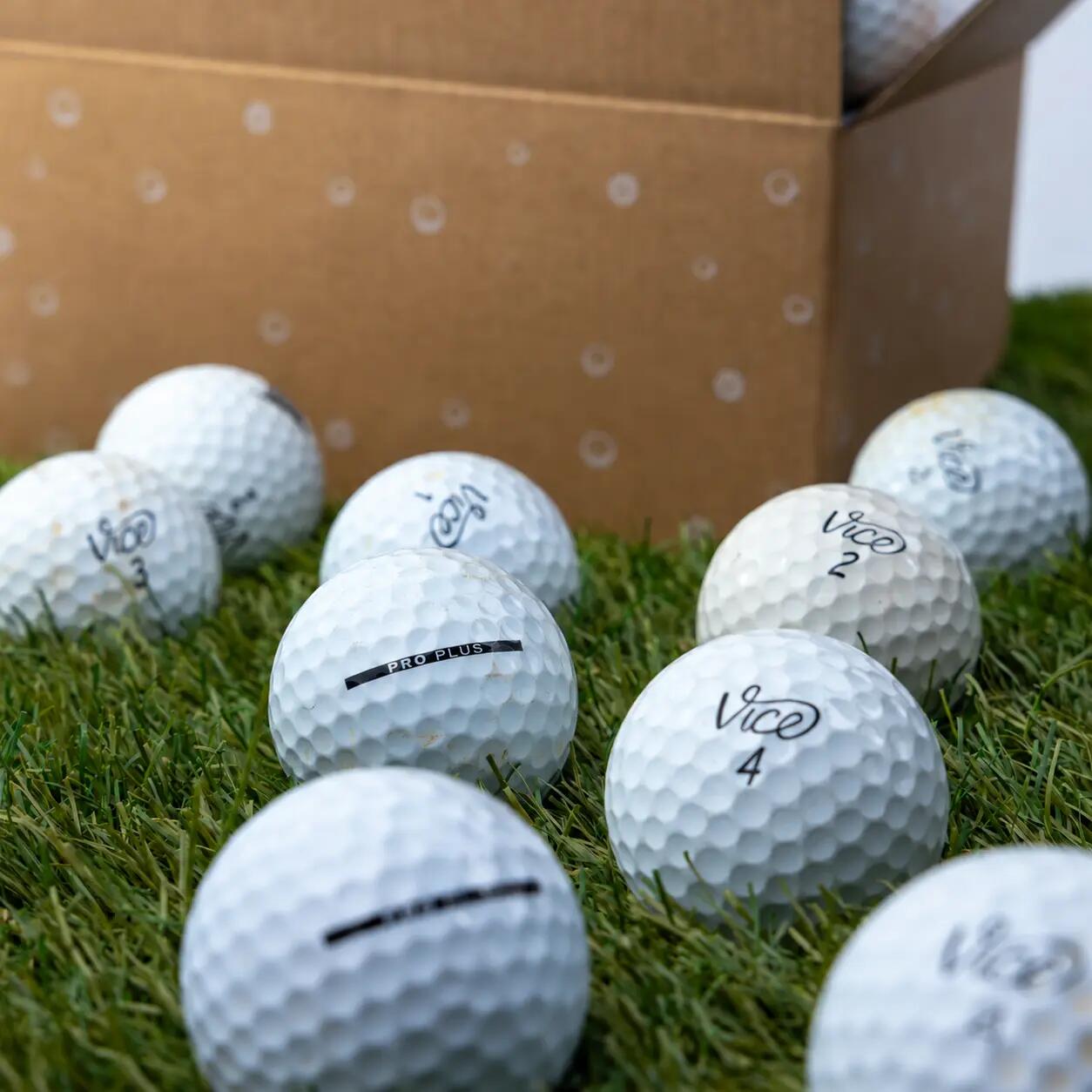 Vice Pro Plus - Golfballen lakeballs 25 stuks - Wit 2/3