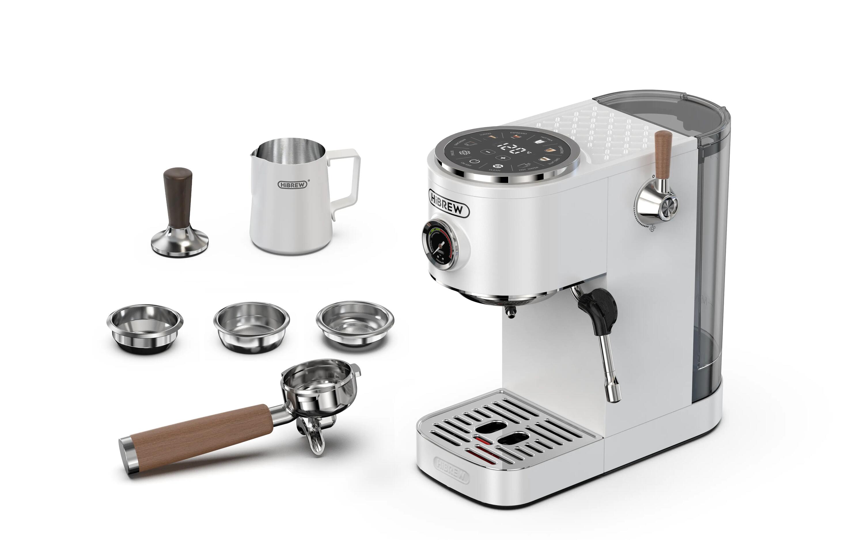 HiBREW H13 espresso kávovar s dvojitým kotlom, tlak 20 bar 2/15