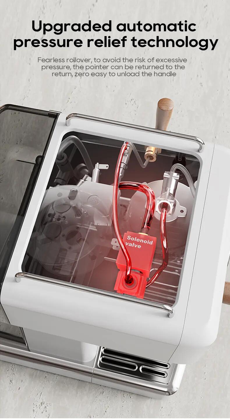 HiBREW H10 Plus poloautomatický kávovar na espresso, 20 bar 8/15