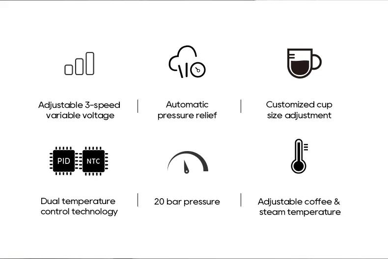 HiBREW H10 Plus poloautomatický kávovar na espresso, 20 bar 3/15