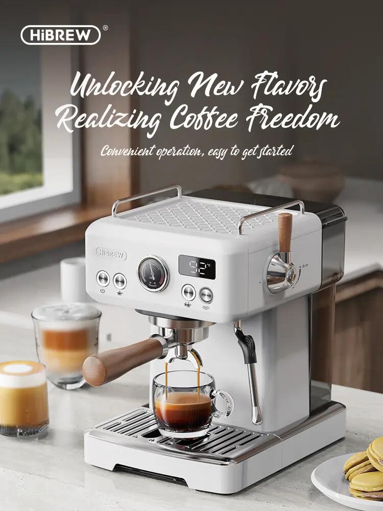 HiBREW H10 Plus poloautomatický kávovar na espresso, 20 bar 2/15