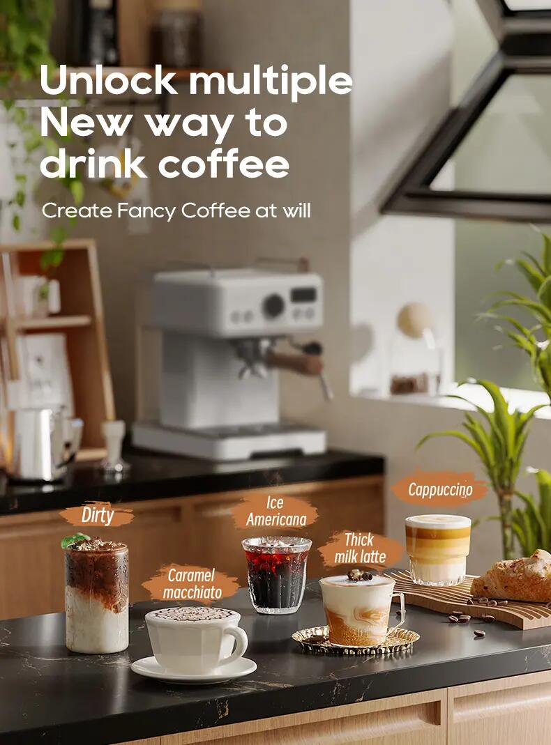 HiBREW H10 Plus poloautomatický kávovar na espresso, 20 bar 10/15