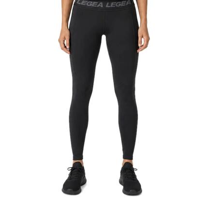 Damen Laufleggings Hohe Taille Nereide Schwarz