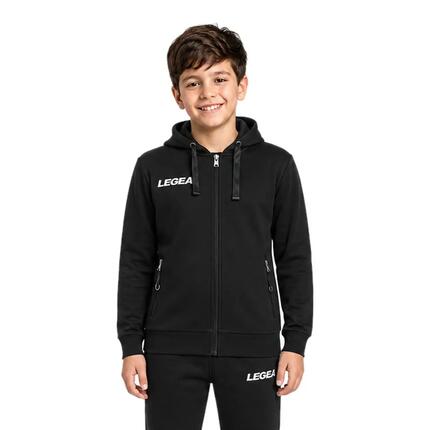Fille Course Vêtement Sweat à Capuche Sarajevo Junior Gris Mélangé