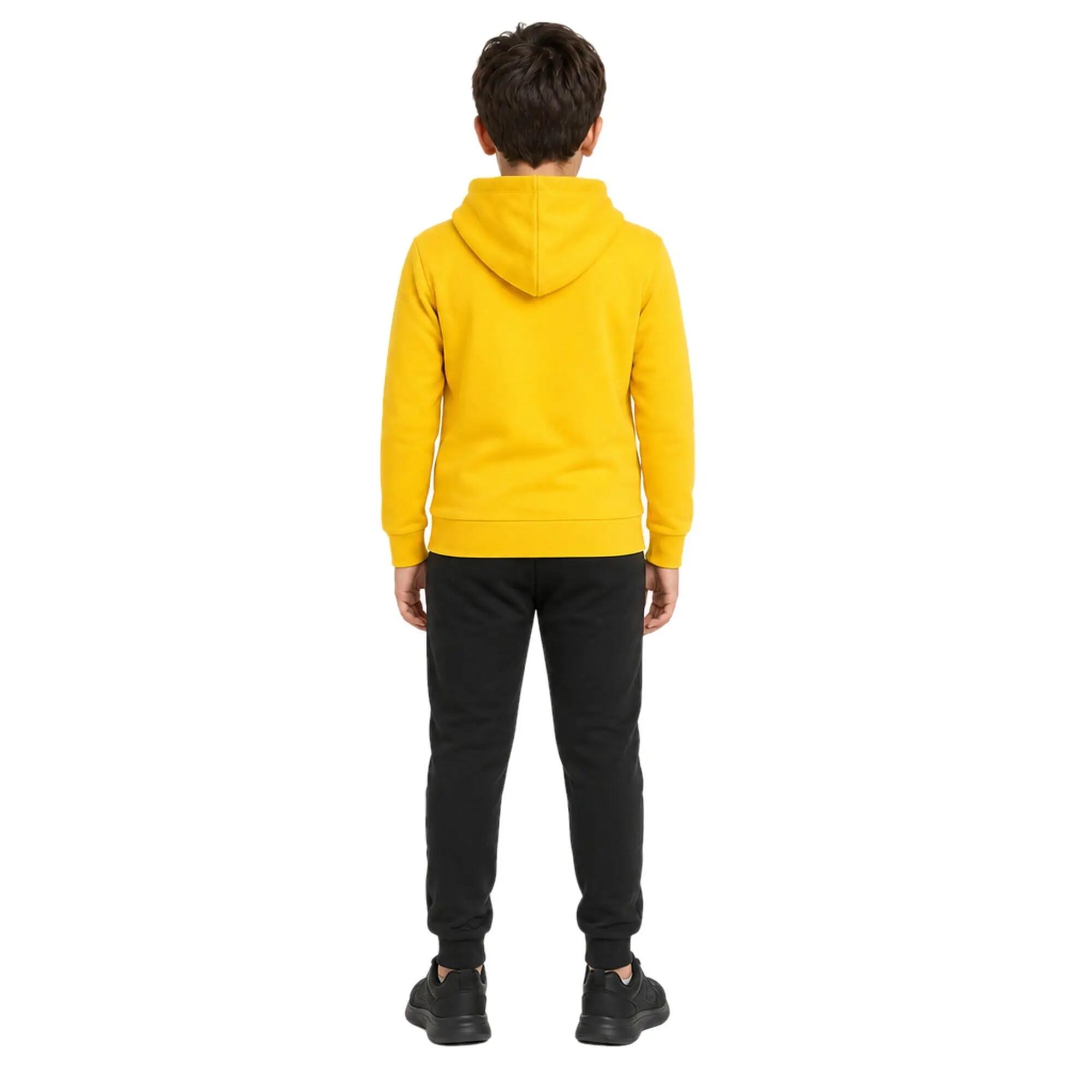 Felpa Sarajevo Junior Full Zip per allenamento running giallo 3/6