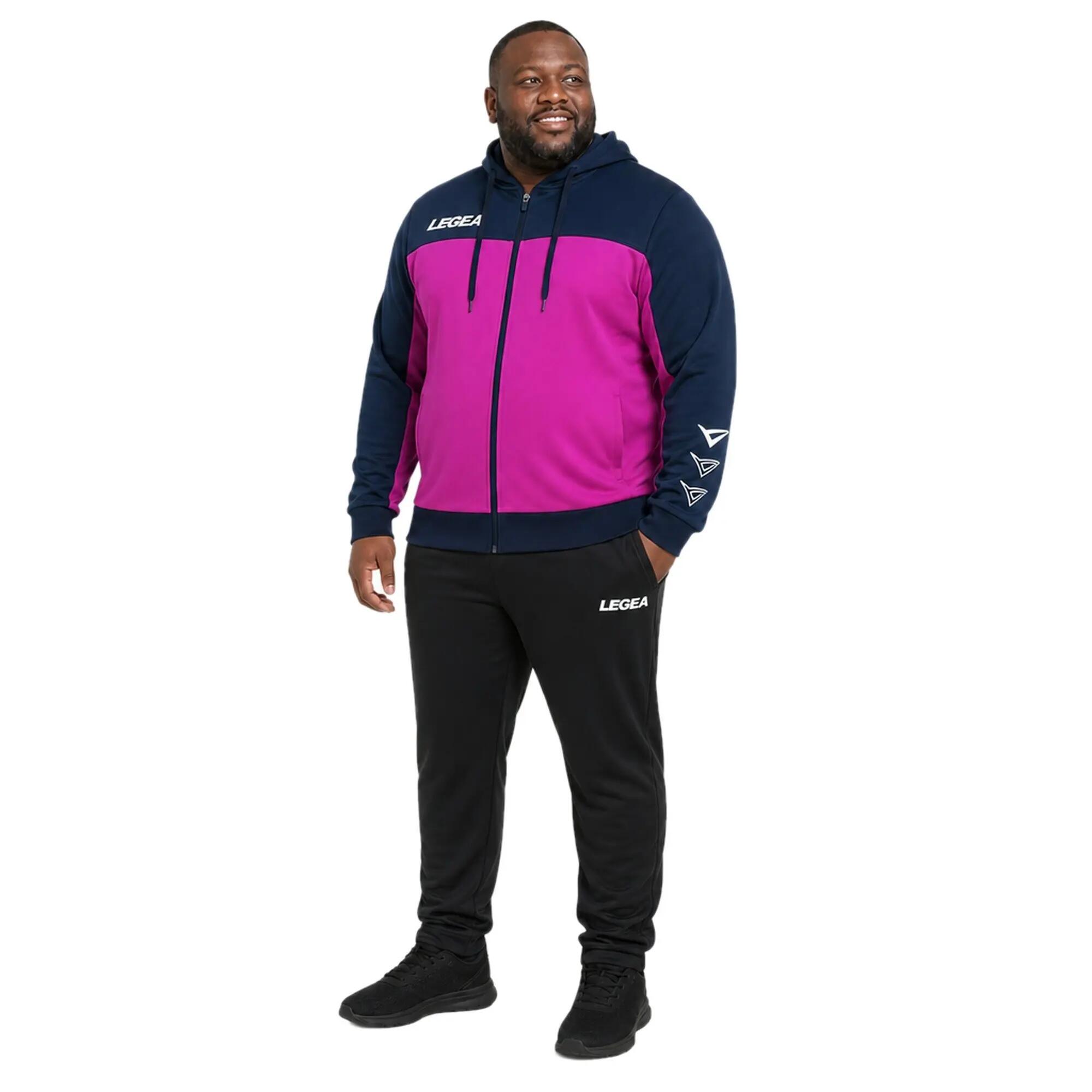 Sportjacke oversize mit Reißverschluss FLEX fuchsia 4/7