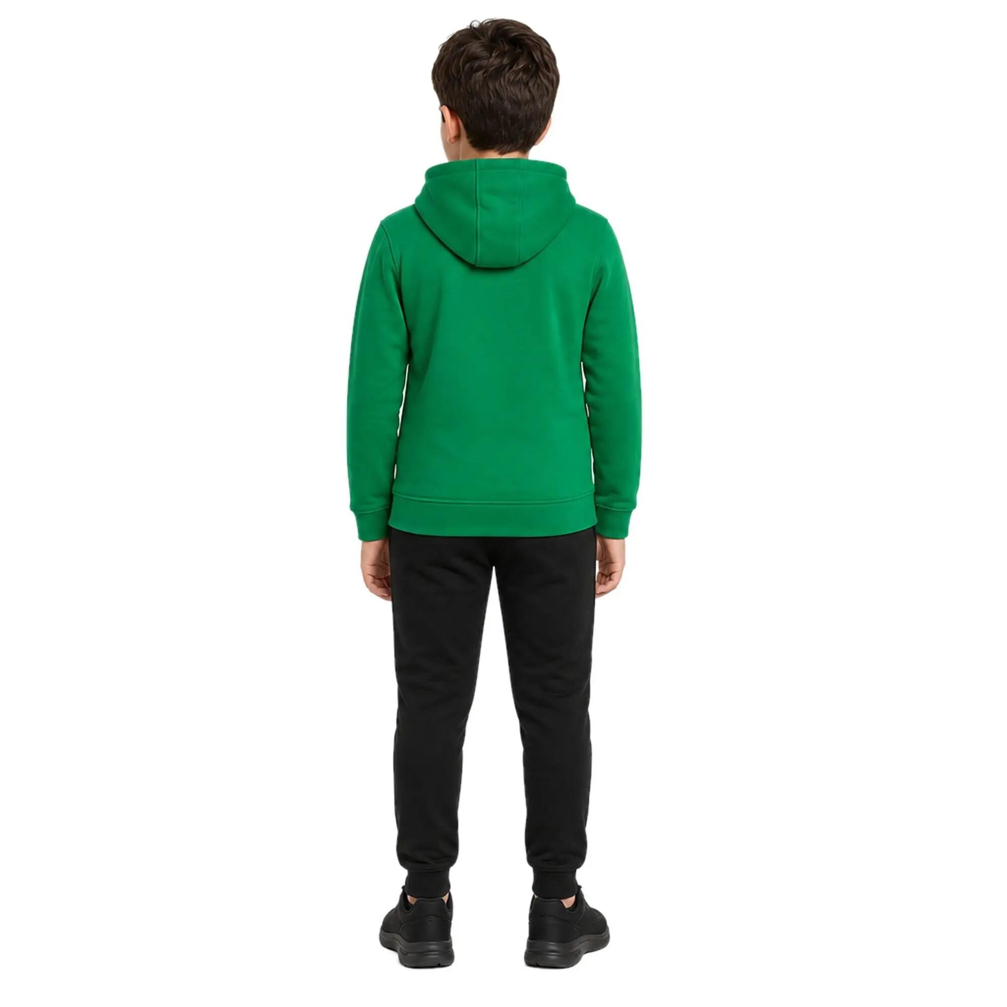 Sudadera Junior Sarajevo Full Zip para entrenamiento running verde 3/6