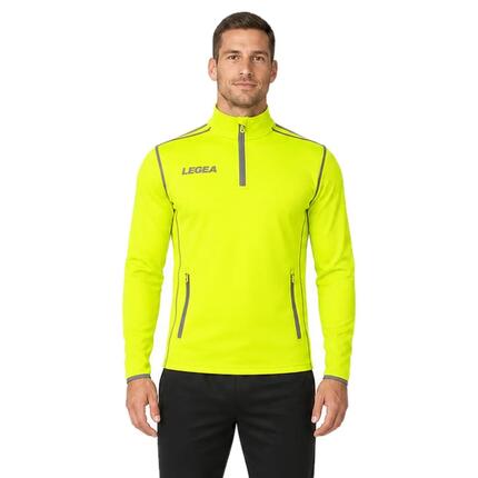 Ibaka Laufshirt mit Daumenlöchern und Halb-Reißverschluss