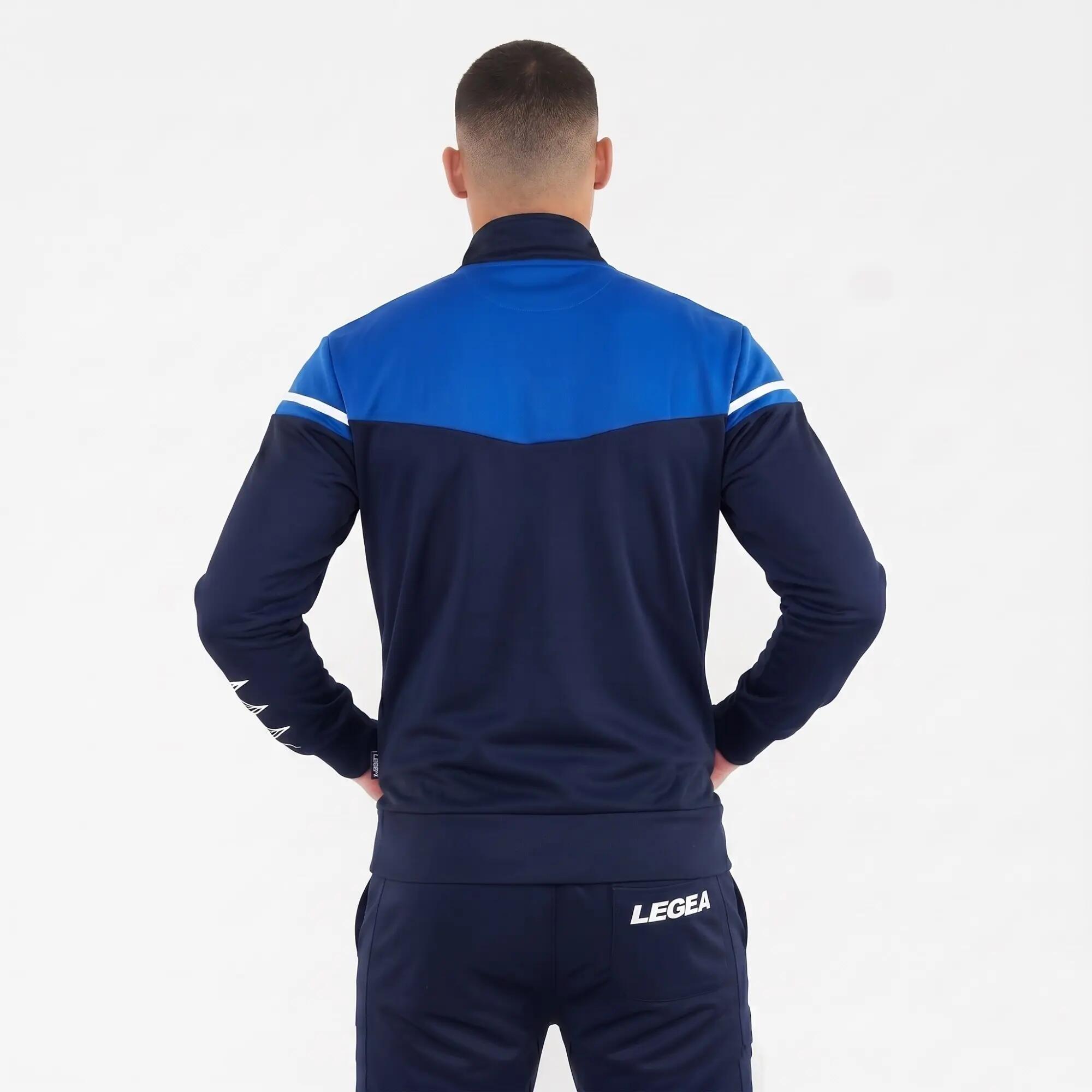 Sender Trekkingjacke aus leichtem Polyester Blau-Blau 3/7