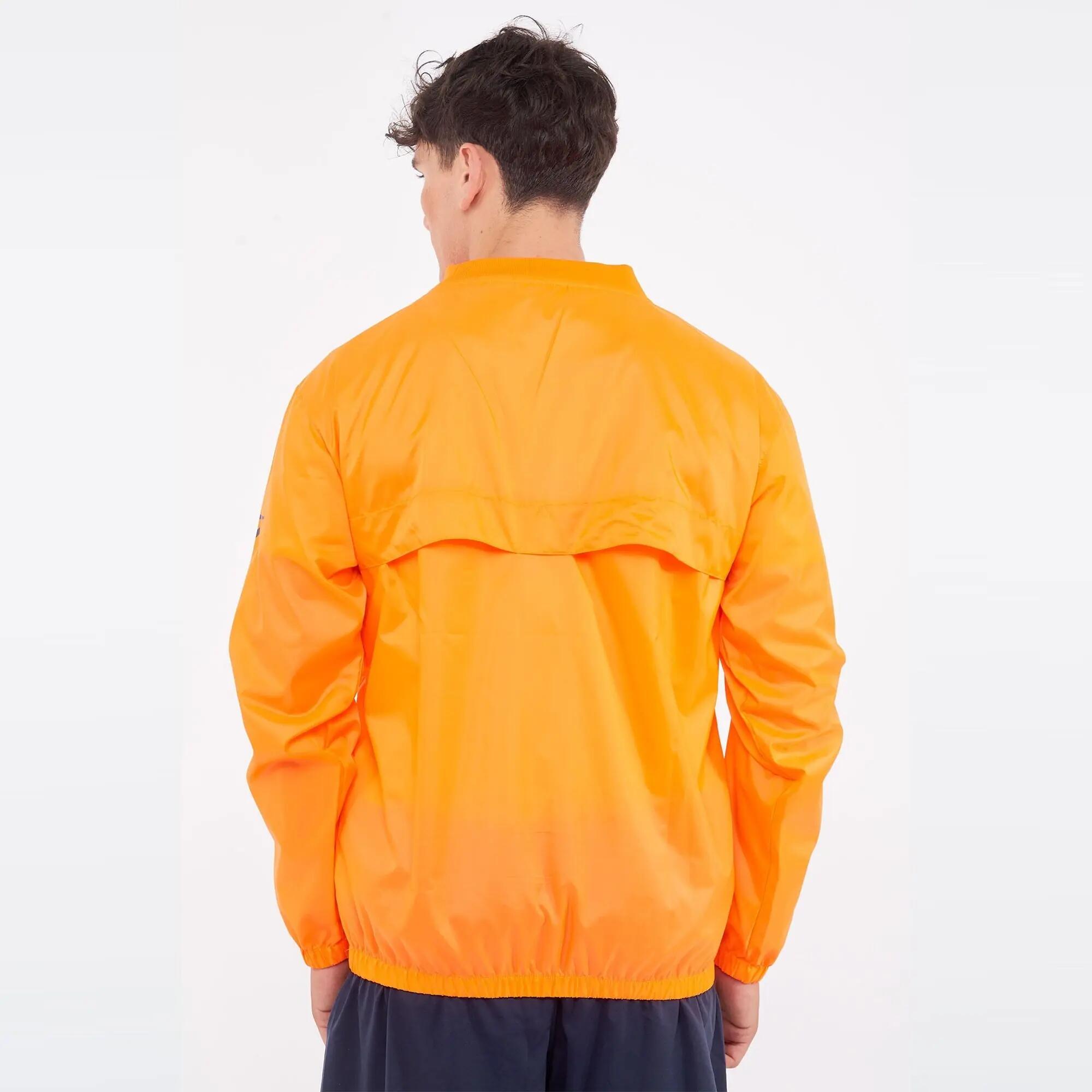 Giubbotto con cappuccio per la pioggia unisex ANDALUSIA arancio fluo 3/9