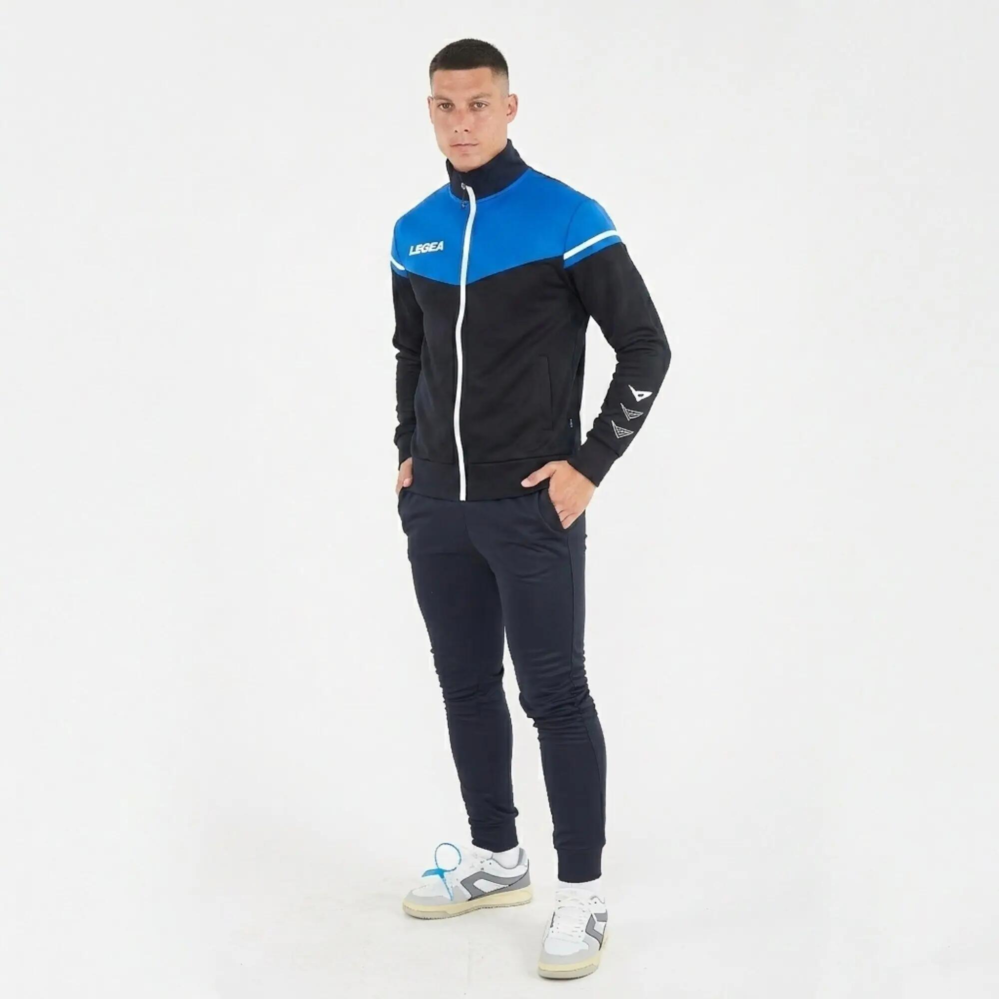 Sender Trekkingjacke aus leichtem Polyester Blau-Blau 2/7