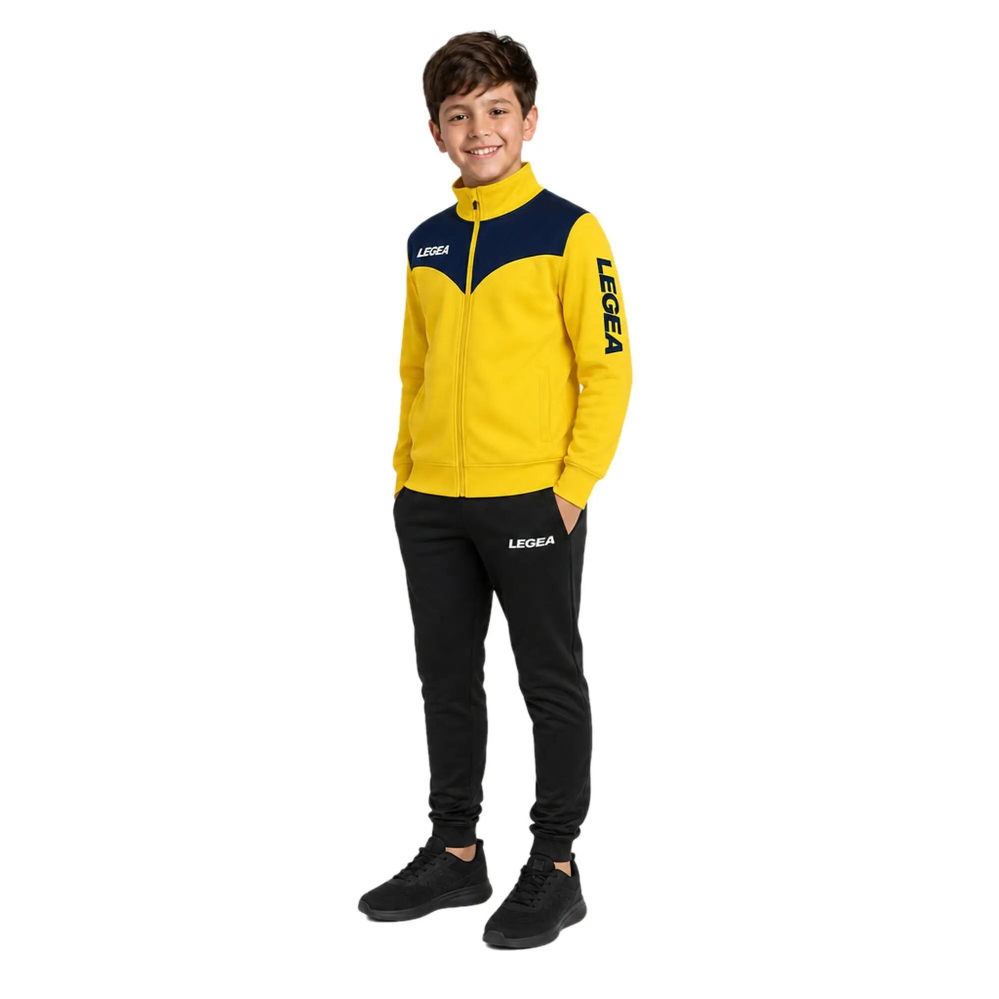 Veste d'entraînement junior Pérou Spécial jaune-bleu 4/4
