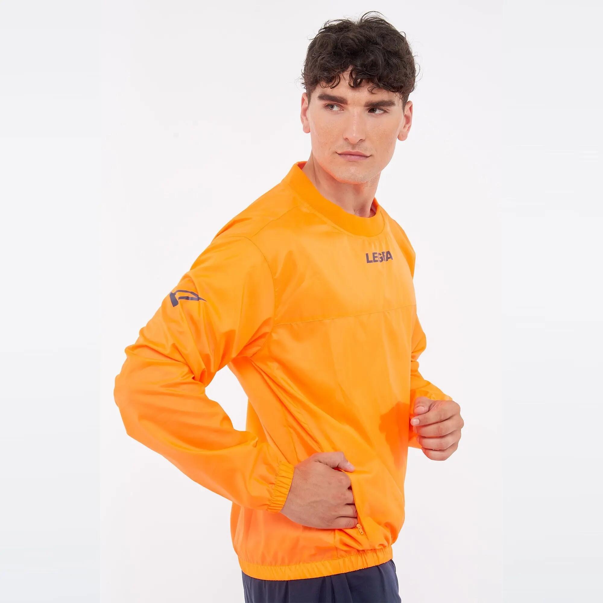 Giubbotto con cappuccio per la pioggia unisex ANDALUSIA arancio fluo 4/9