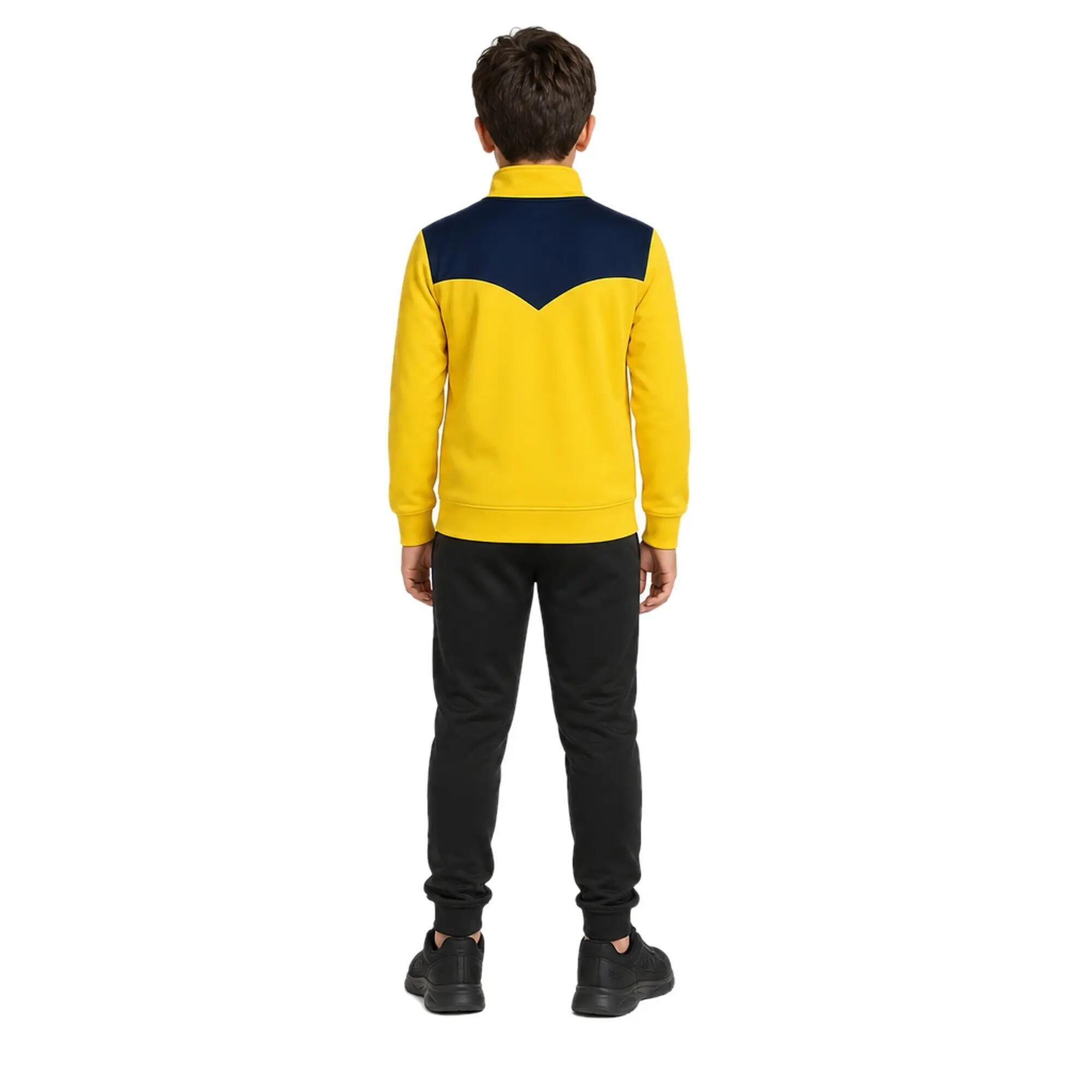 Veste d'entraînement junior Pérou Spécial jaune-bleu 3/4