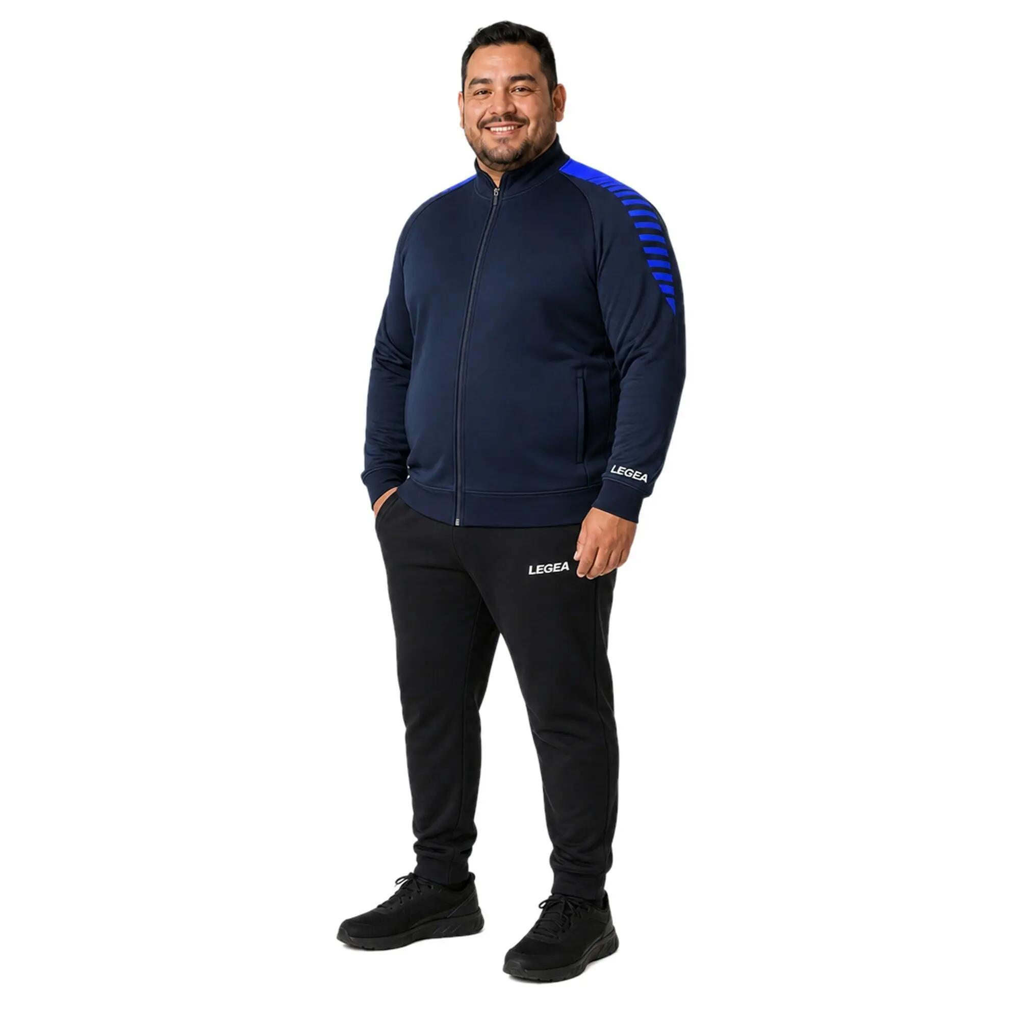 Chaqueta oversize de invierno para correr azul turquesa 4/7