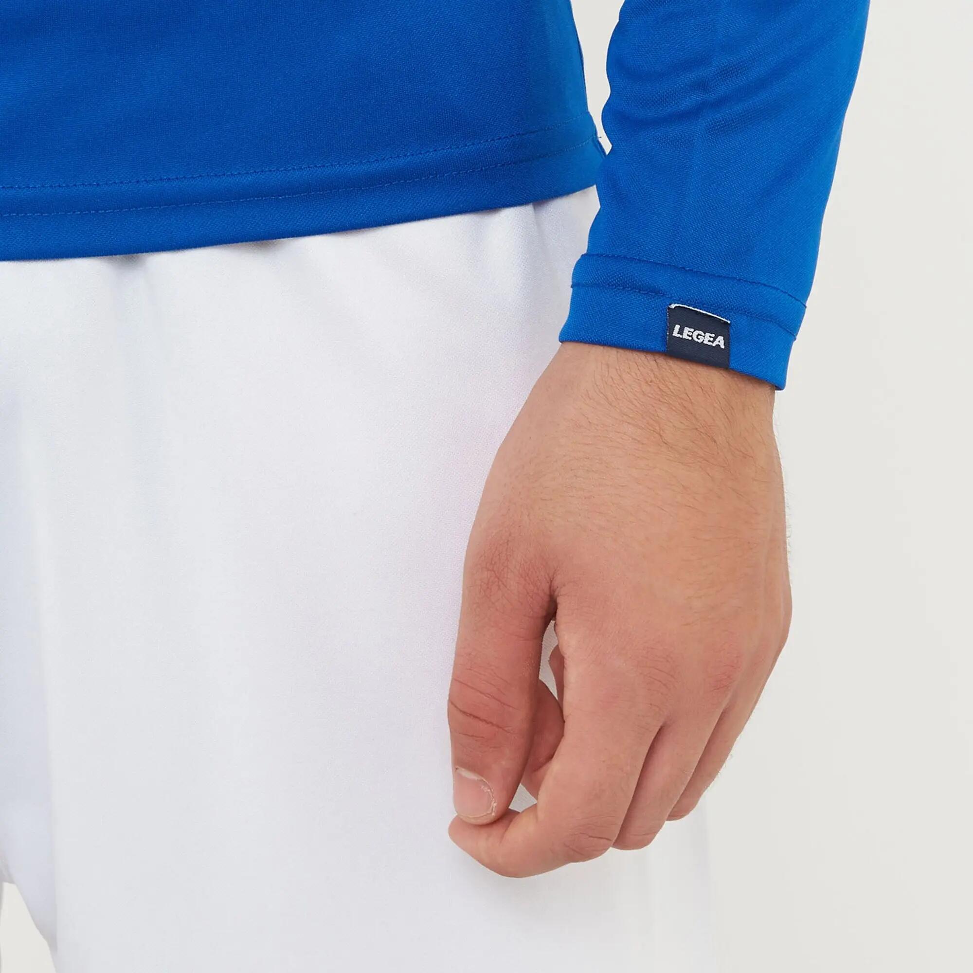 Heren hardloopshirt met lange mouwen Vienna ML blauw-wit Junior 6/8