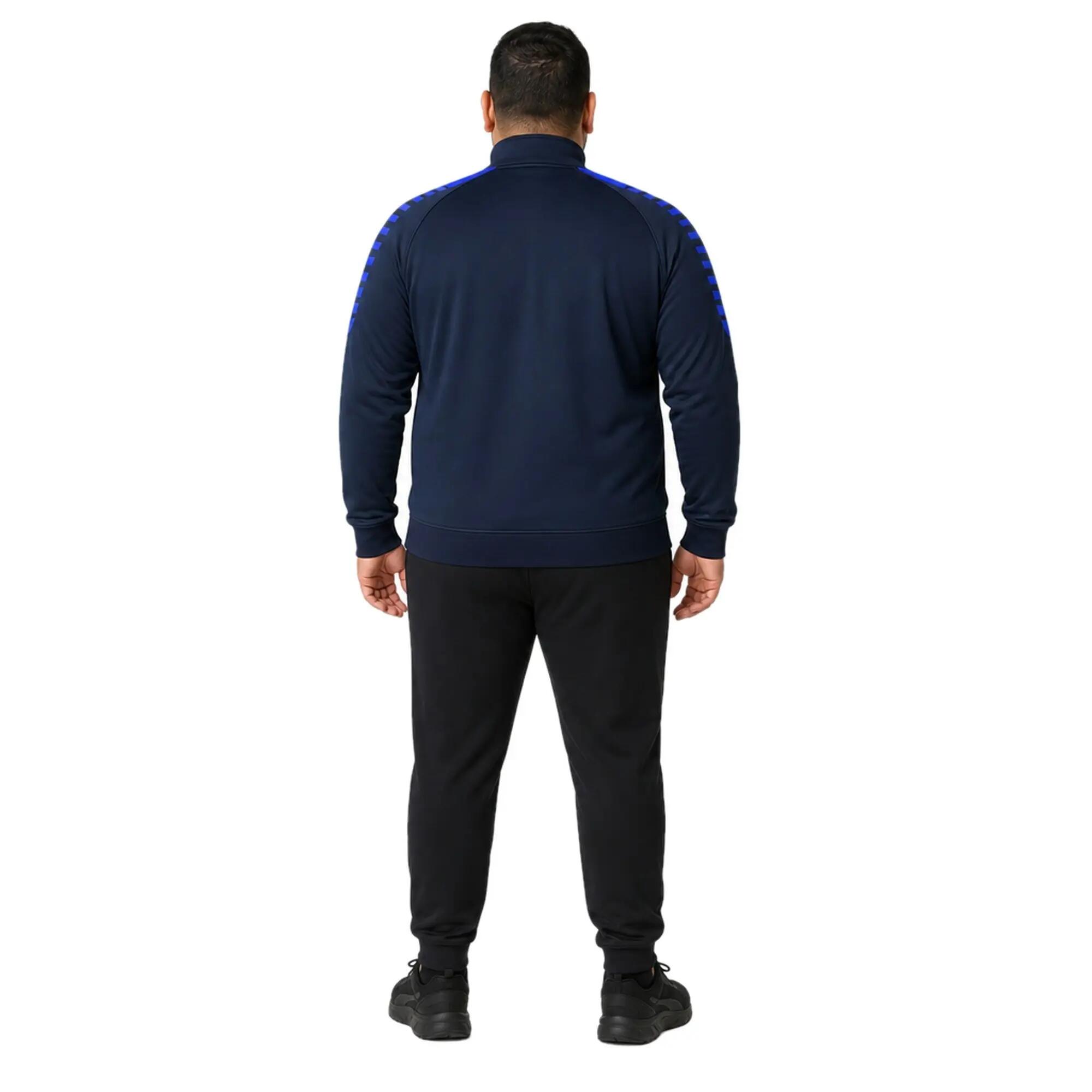 Chaqueta oversize de invierno para correr azul turquesa 3/7