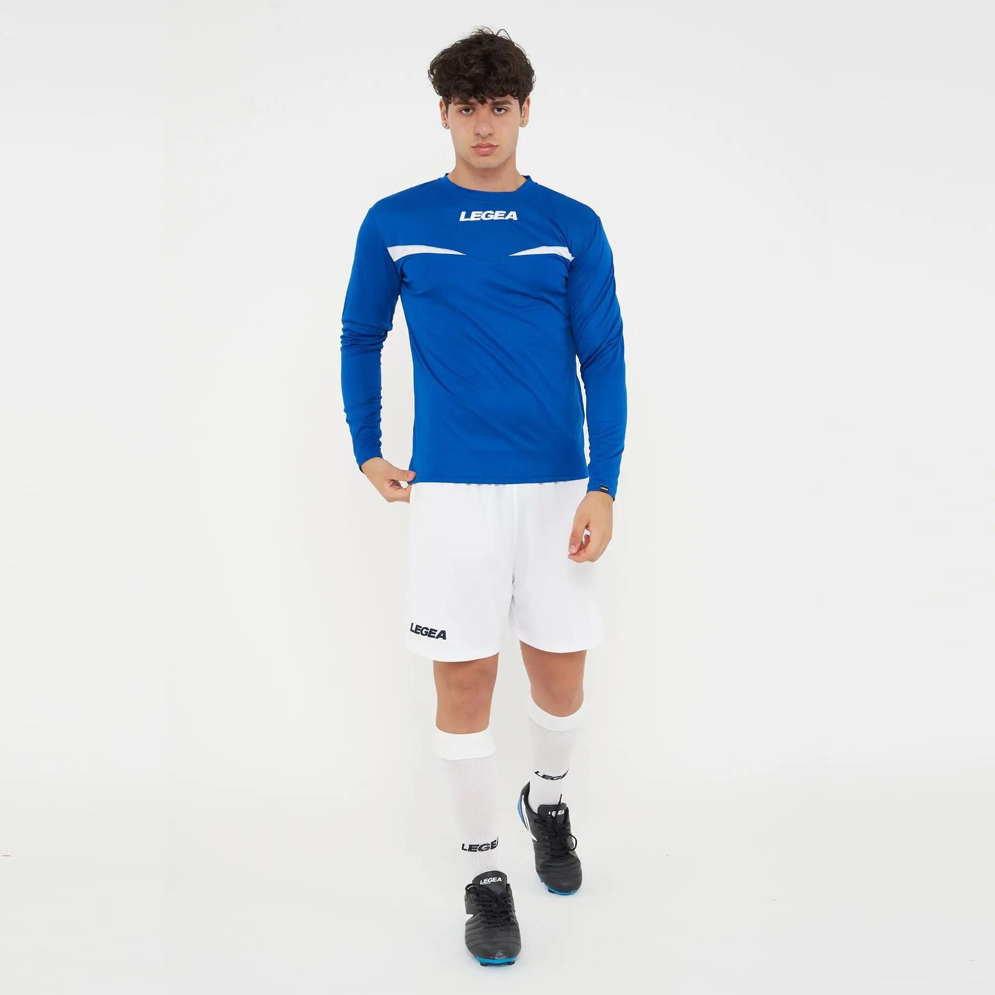 Heren hardloopshirt met lange mouwen Vienna ML blauw-wit Junior 2/8
