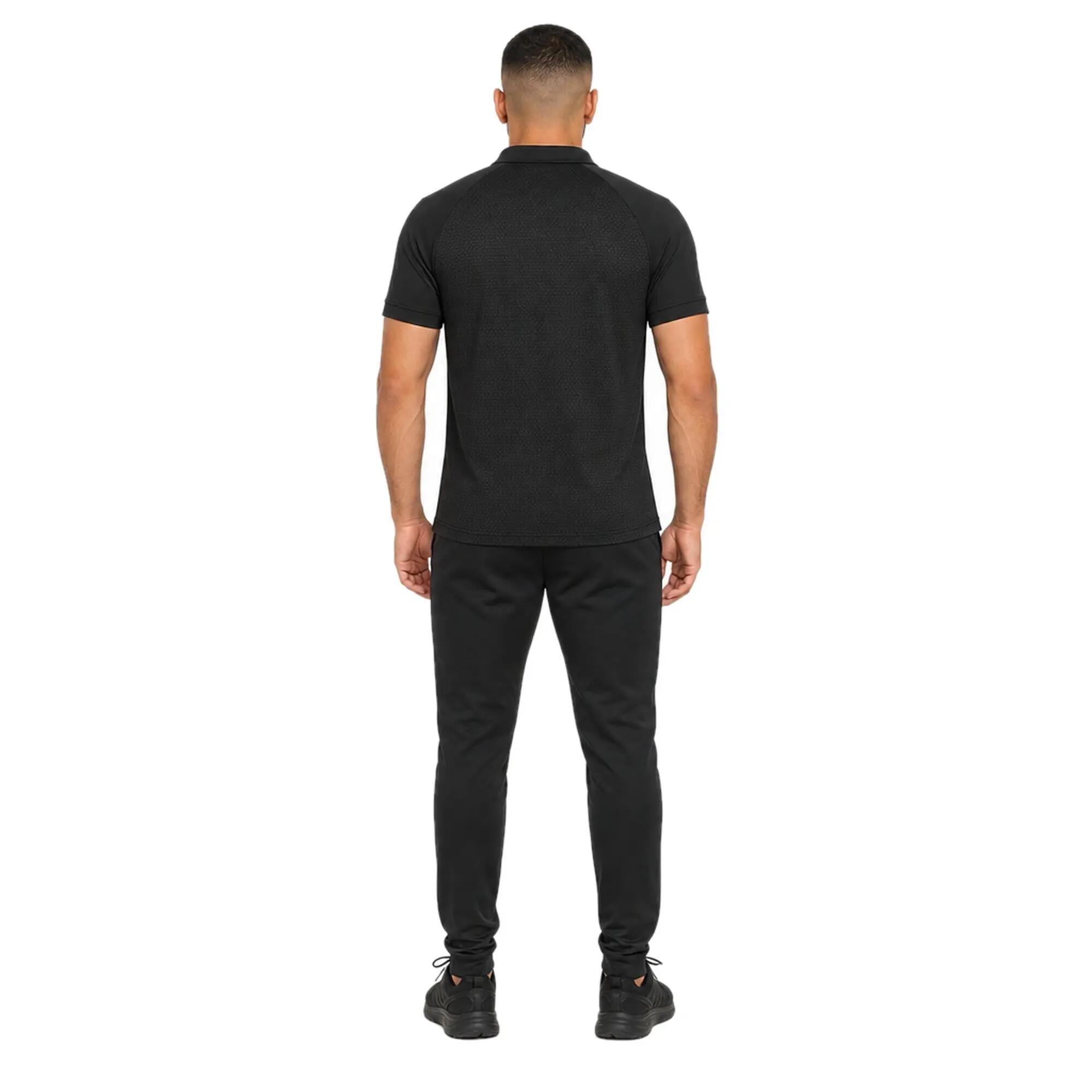 Unisex Fußballtrikot POLO CENTAURO Schwarz 3/4