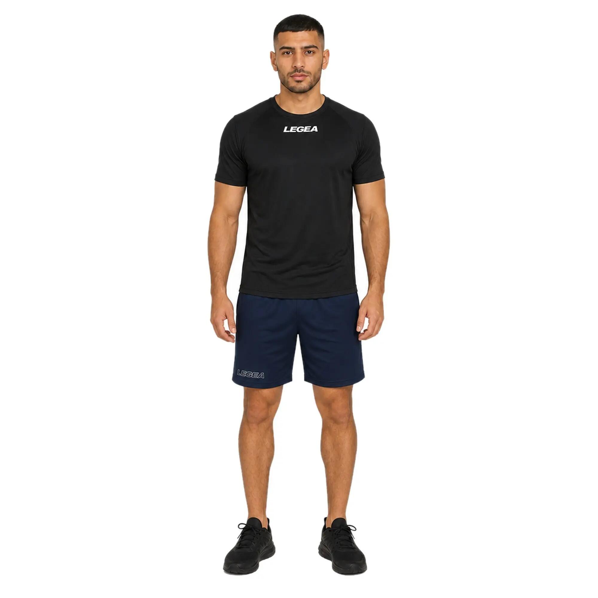 Men's Running Bermuda Key Features Elastic Waist Model 2/4