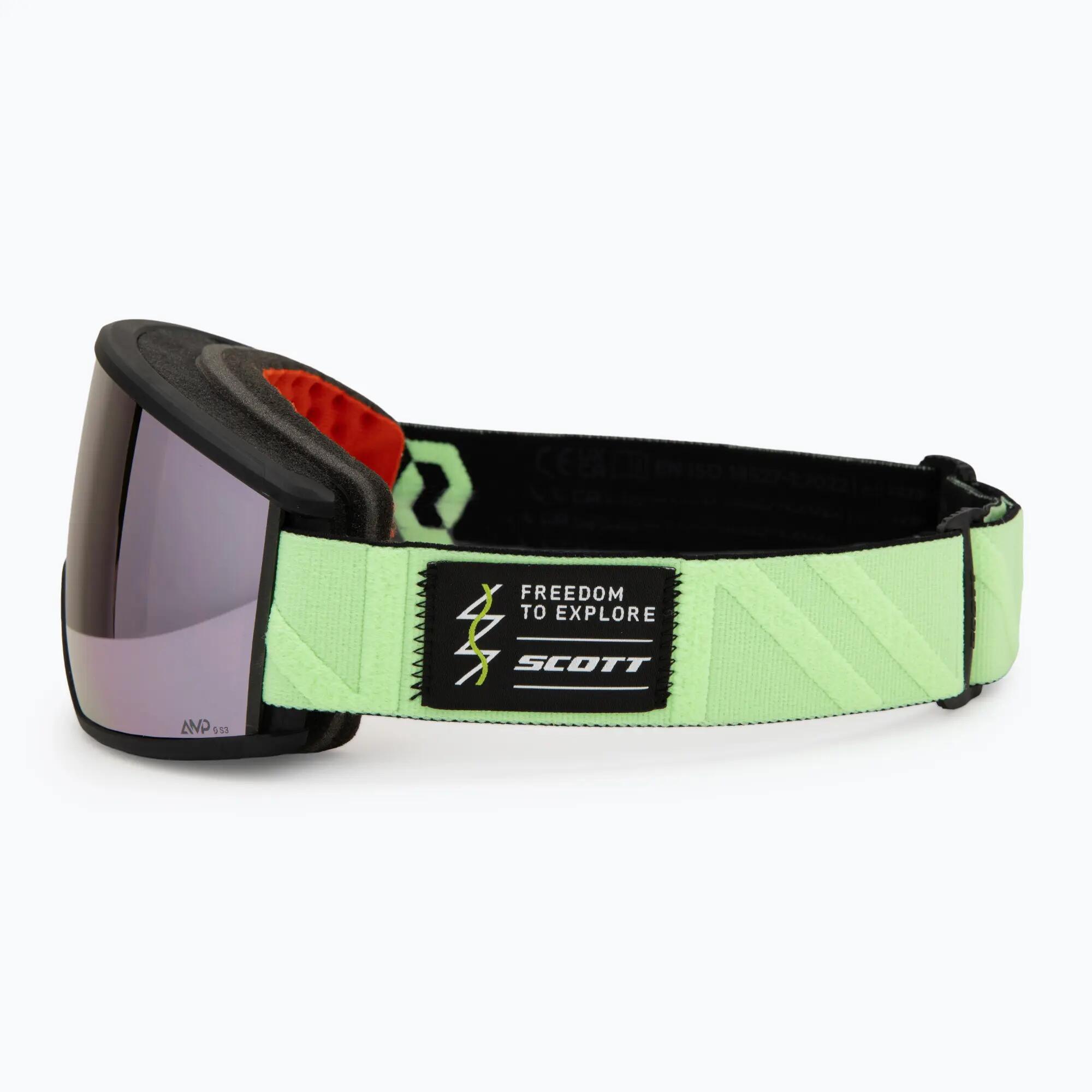 Máscara de esquí Scott AMBIT COMPACT lente AMP LAV CHR S3 4/5