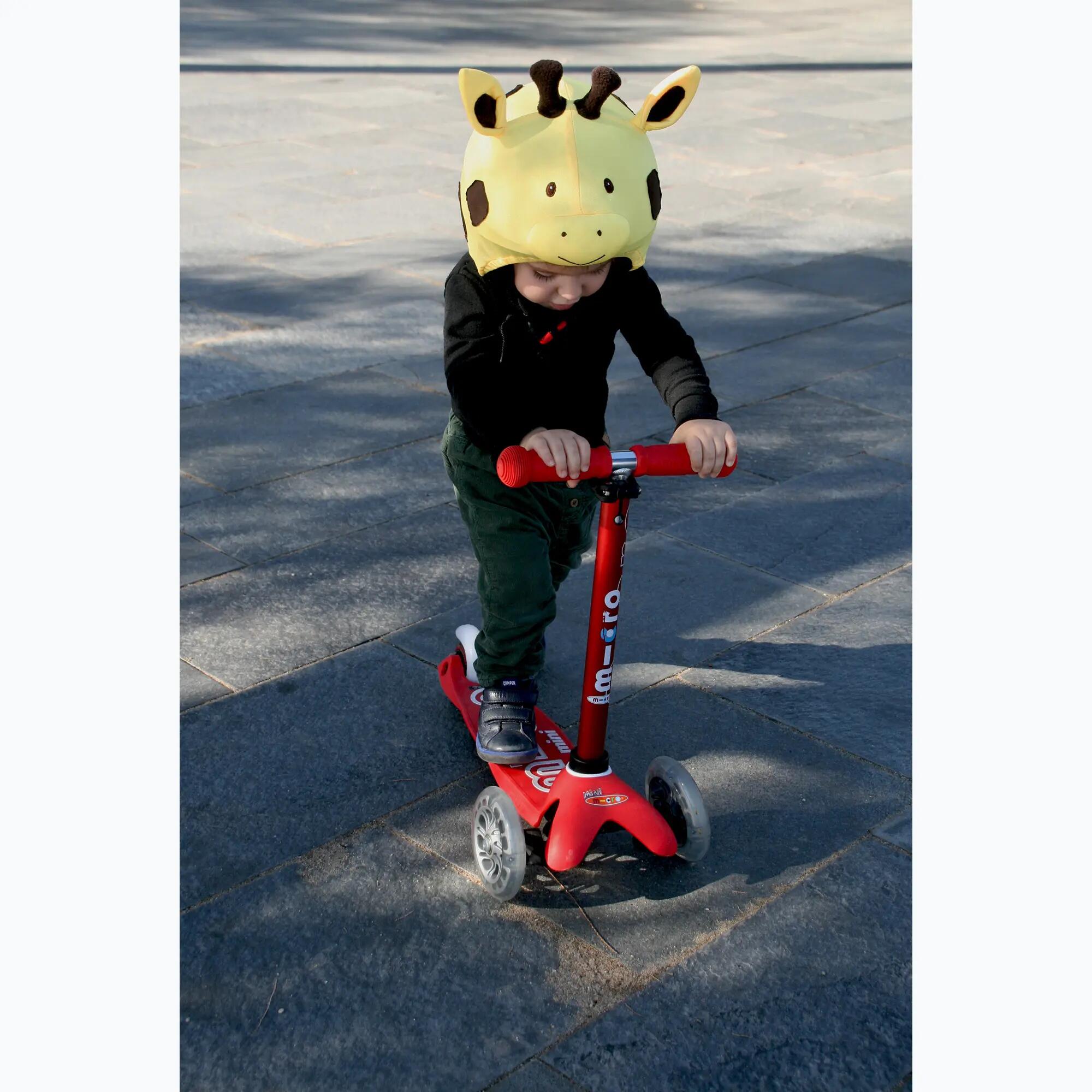 Capa para capacete de bicicleta infantil Coolcasc Animals Girafe 7/7