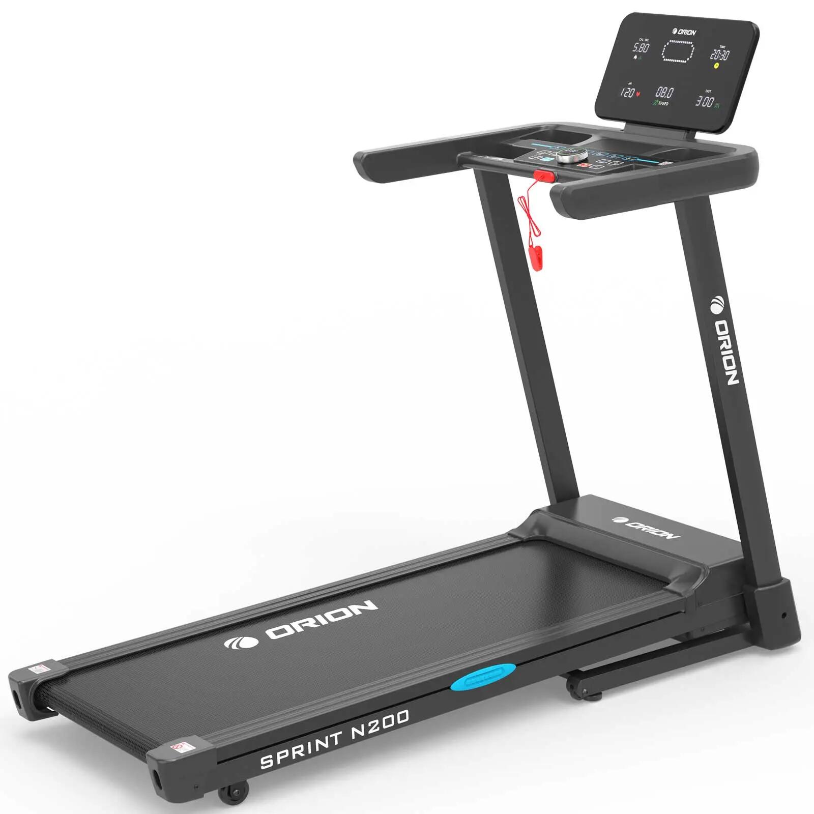 Orion Sprint N200 elektromos futópad, 2,5 LE, 14 km/h, 15 fokozatú dőlésszög 2/10