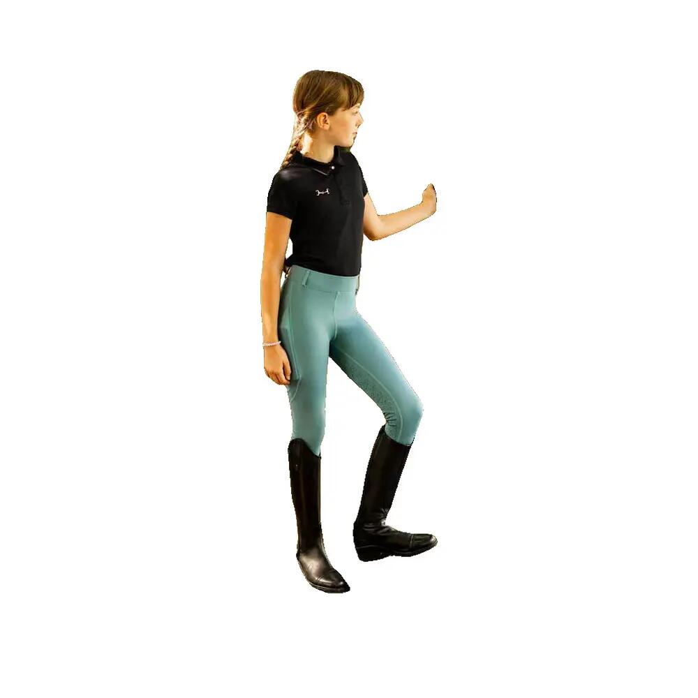 Leggings da equitazione Horze Dea Blu Artico 9/9