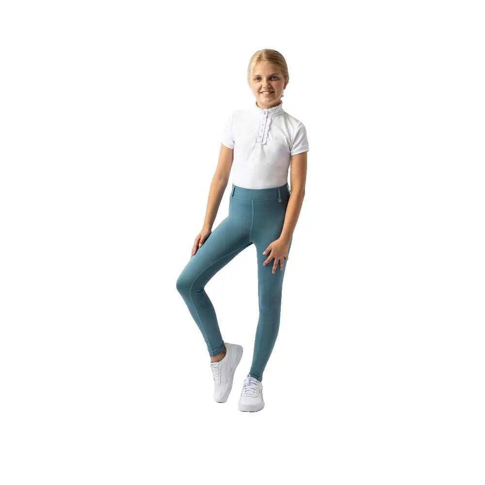 Leggings da equitazione Horze Dea Blu Artico 8/9