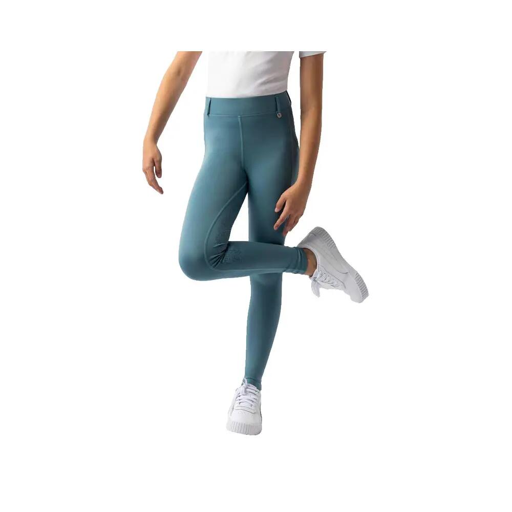 Leggings da equitazione Horze Dea Blu Artico 4/9