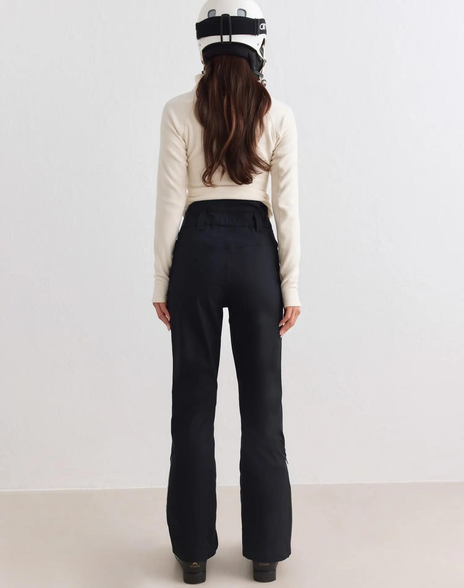 Women's Ski Pants Three-Layer Regular Fit 3L Sierra Black 2/5