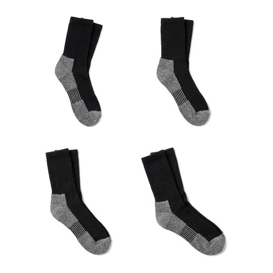 Herren Arbeitssocken Wollsocken warm Polstersohle verstärkte Ferse Spitze 4 Paar
