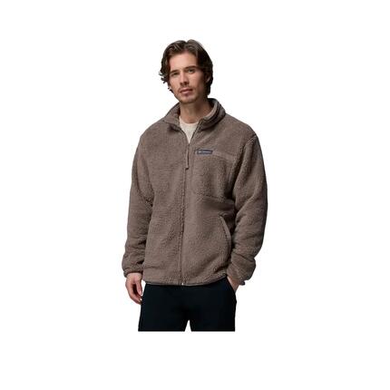 Fleecejacke Columbia Rugged Ridge High Pile Marron
