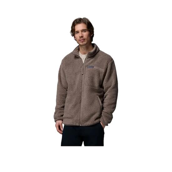 Fleecejacke Columbia Rugged Ridge High Pile Marron