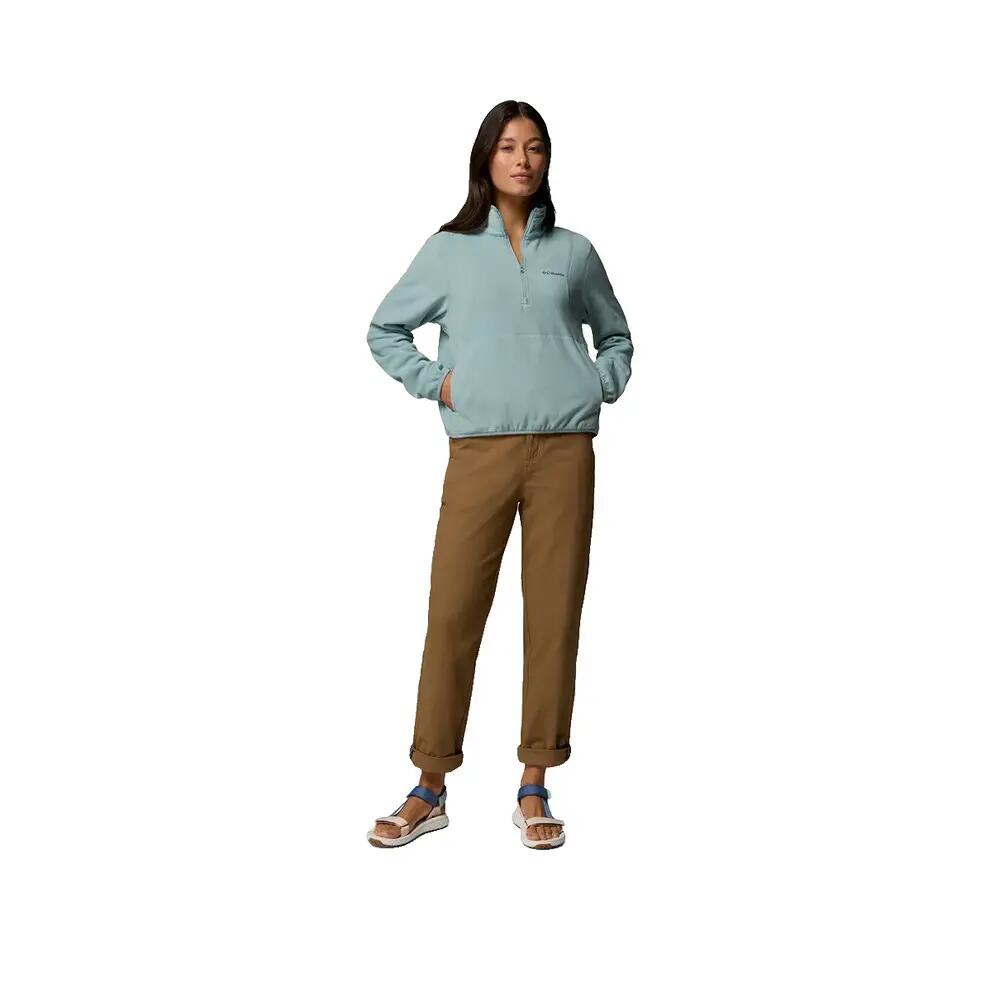 Kleding Columbia Polaire Vital Valley Demi-Zip Blauw 5/5