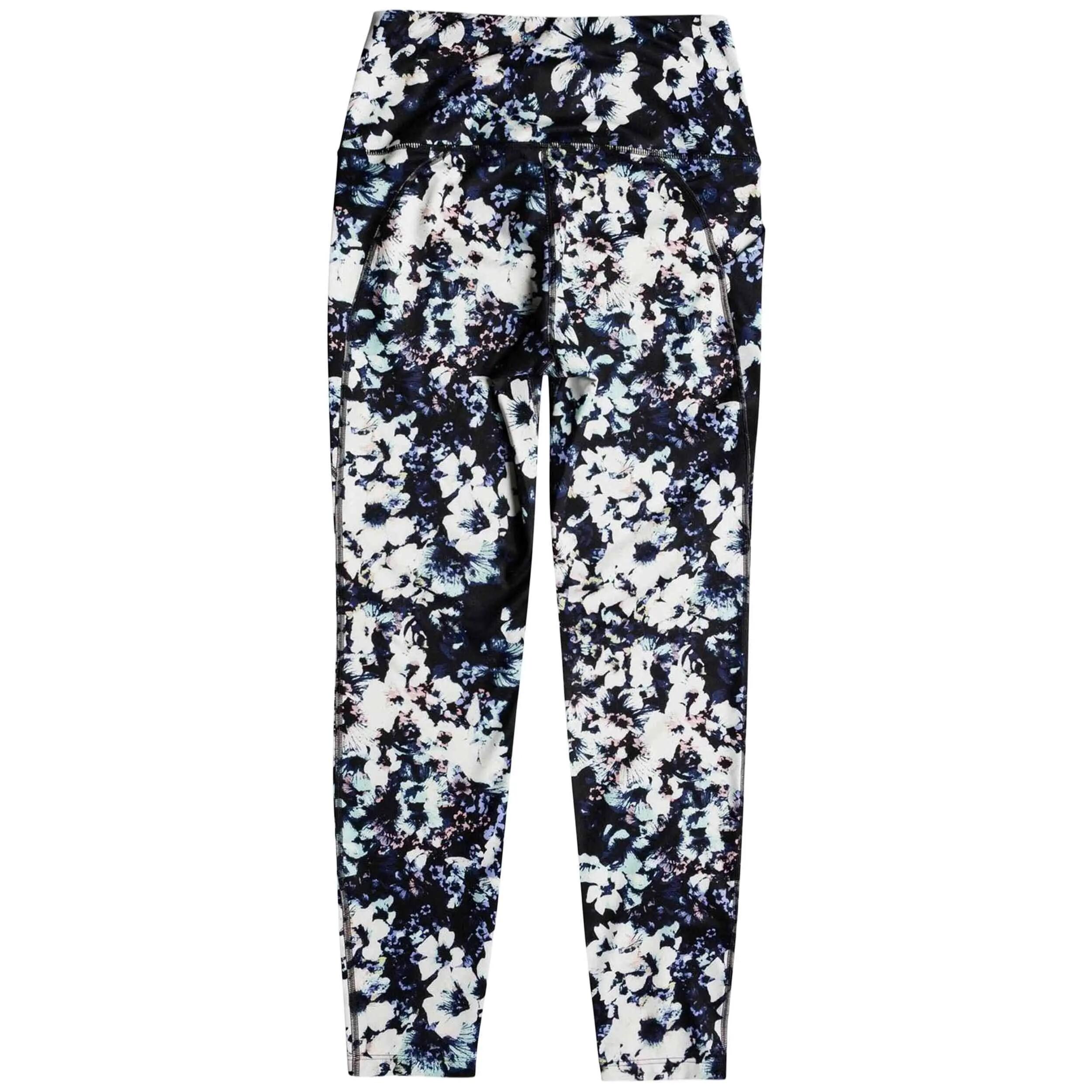 Leggings Roxy modelo Sublime Sunshine "Black Floral" para mulheres 2/5