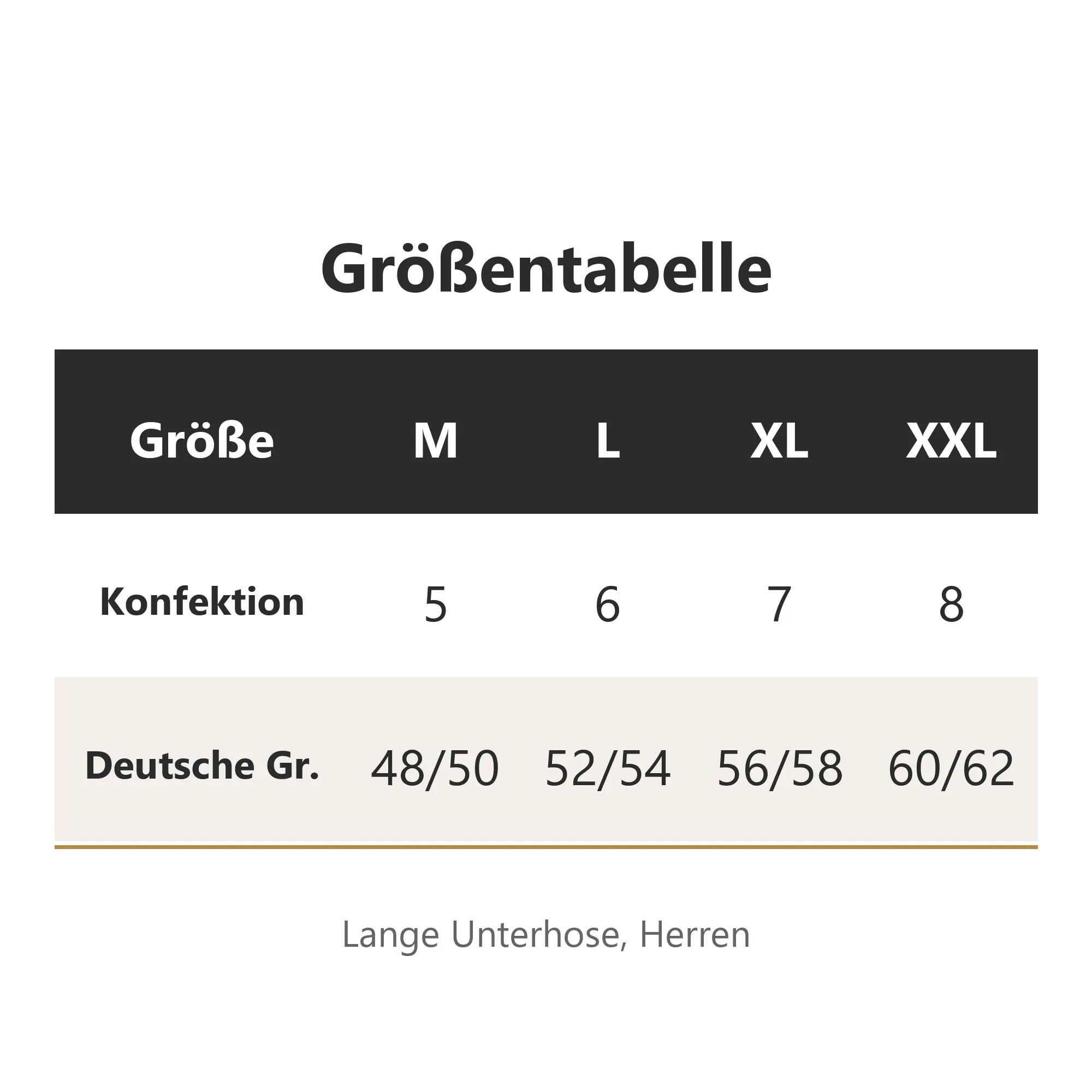 Herren Ski lange Unterhose Baselayer elastischer Bund Baumwollmix 2er Pack 5/5