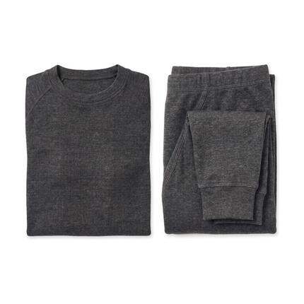 Herren Ski Unterwäsche Set Langarm Unterhemd und lange Unterhose leicht M-XXL