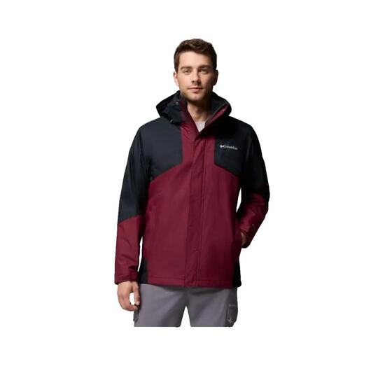 Columbia rote Außenjacke mit Fleece-Futter
