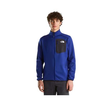 Veste à zip intégral The North Face Crest Blau/TNF Schwarz