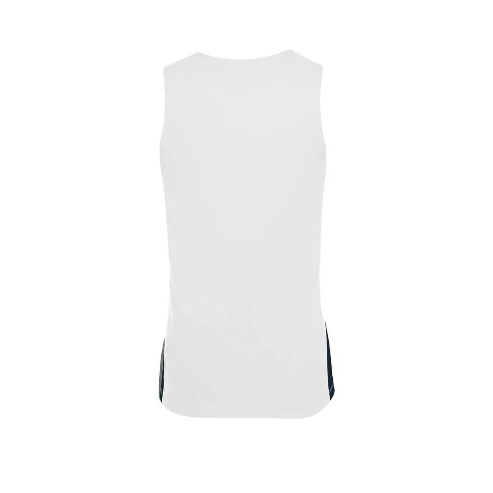 Débardeur Nike Dri-Fit Branco Azul Marinho Homem 2/3