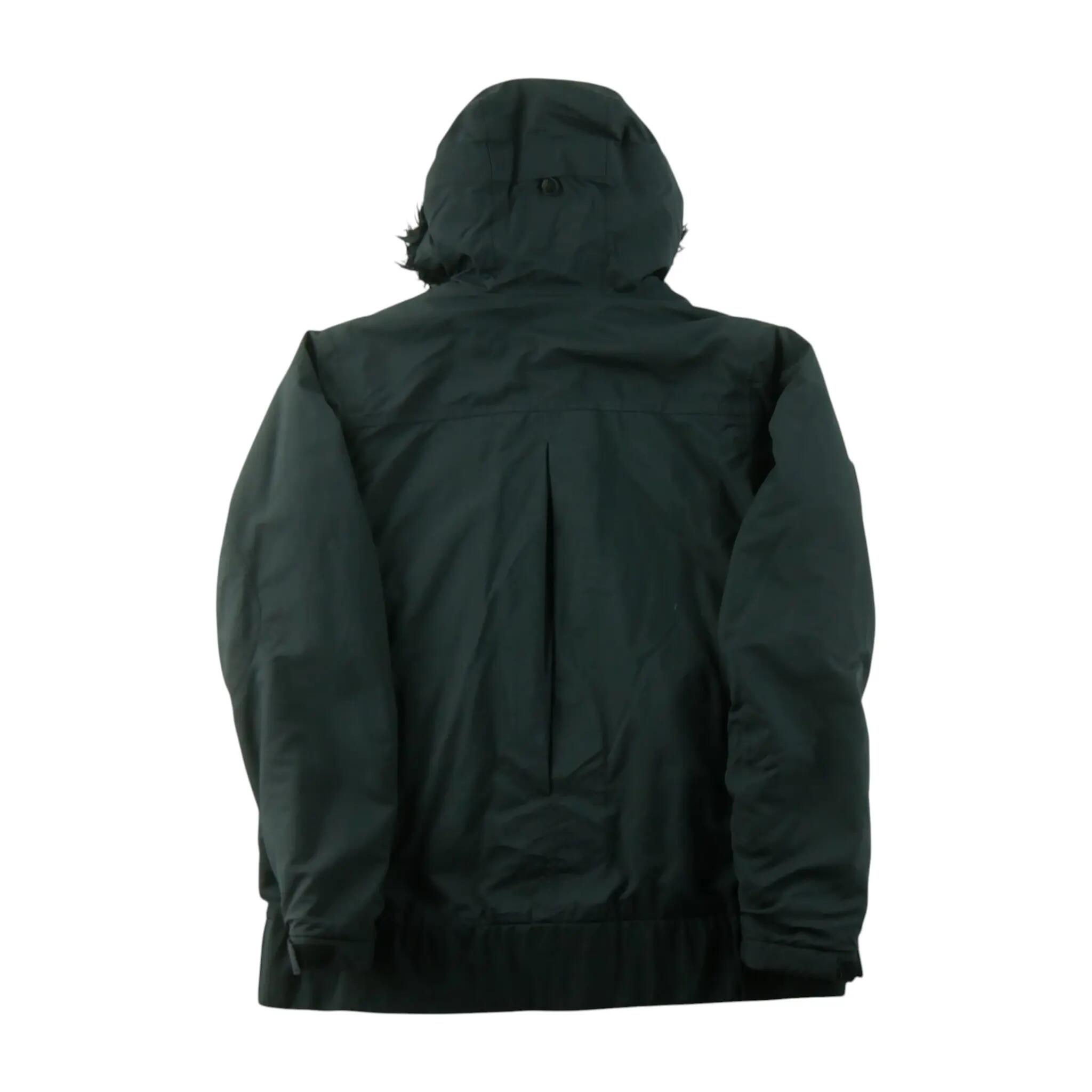 Dámská parka rovného střihu černá 2/8