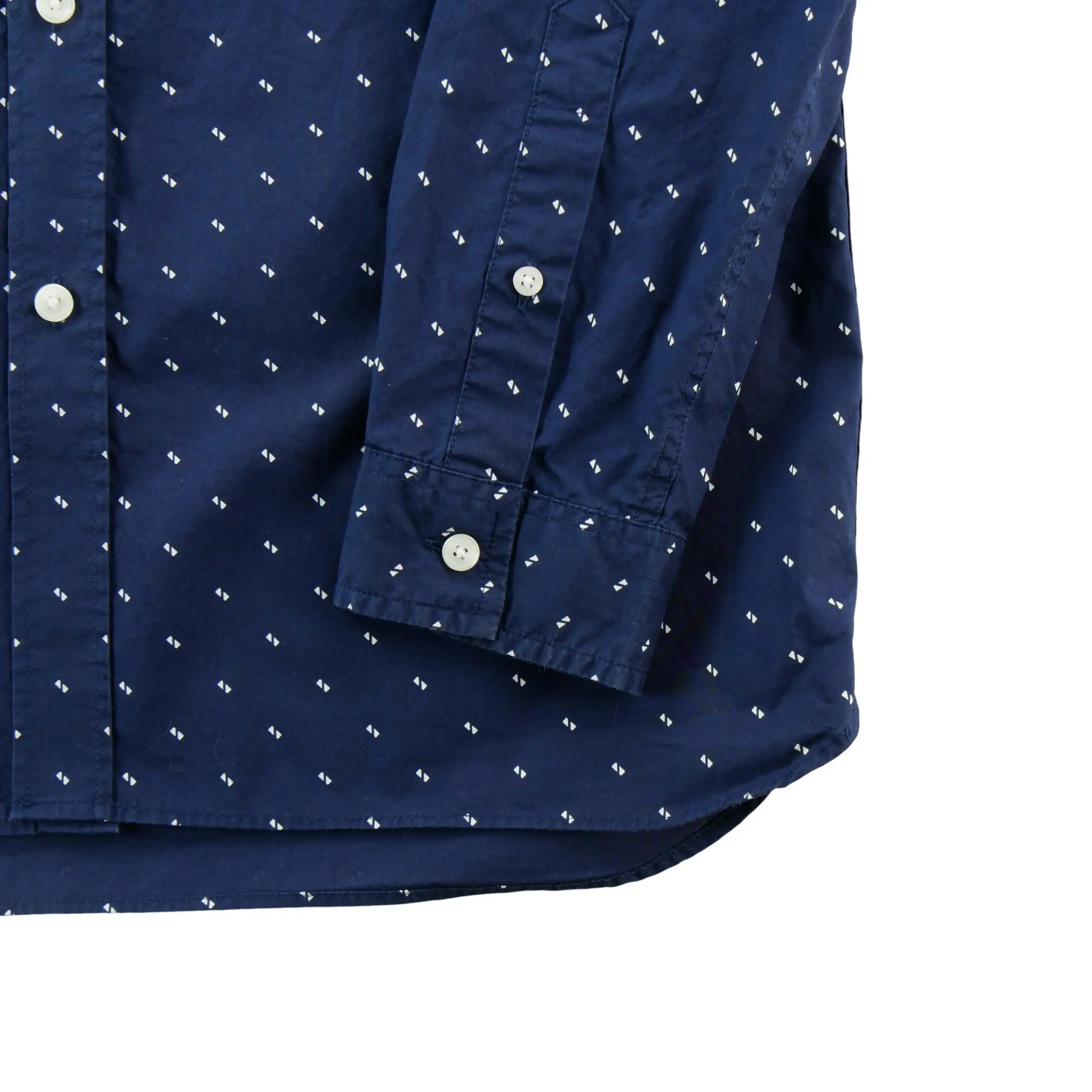 Férfi egyszínű Slim Fit szabadidős ing 4/6