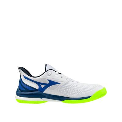 Tennisschoenen mizuno wave exceed tour 7 ac wit/insignia blauw/oranje