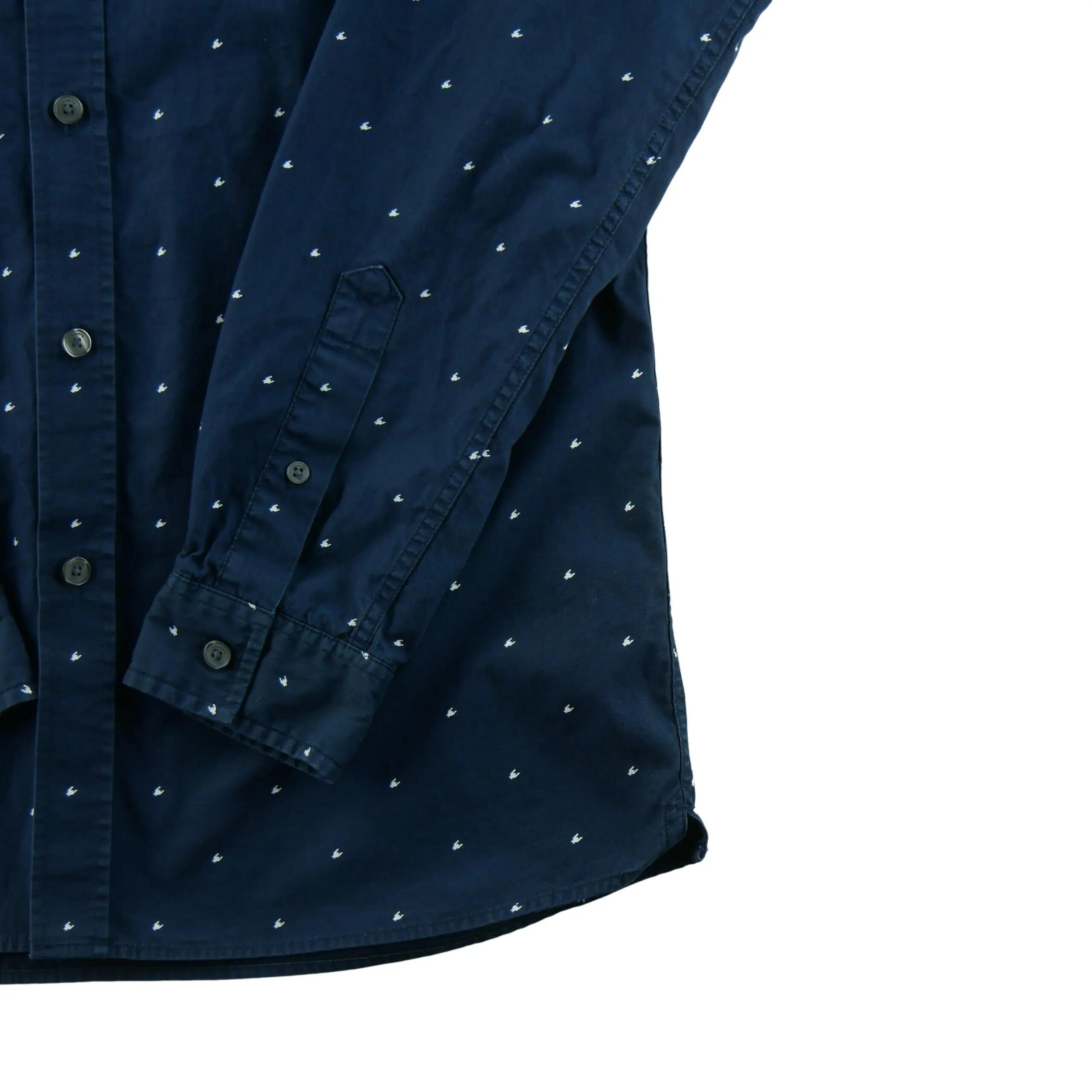 Férfi egyszínű Slim Fit kényelmes ing 4/7