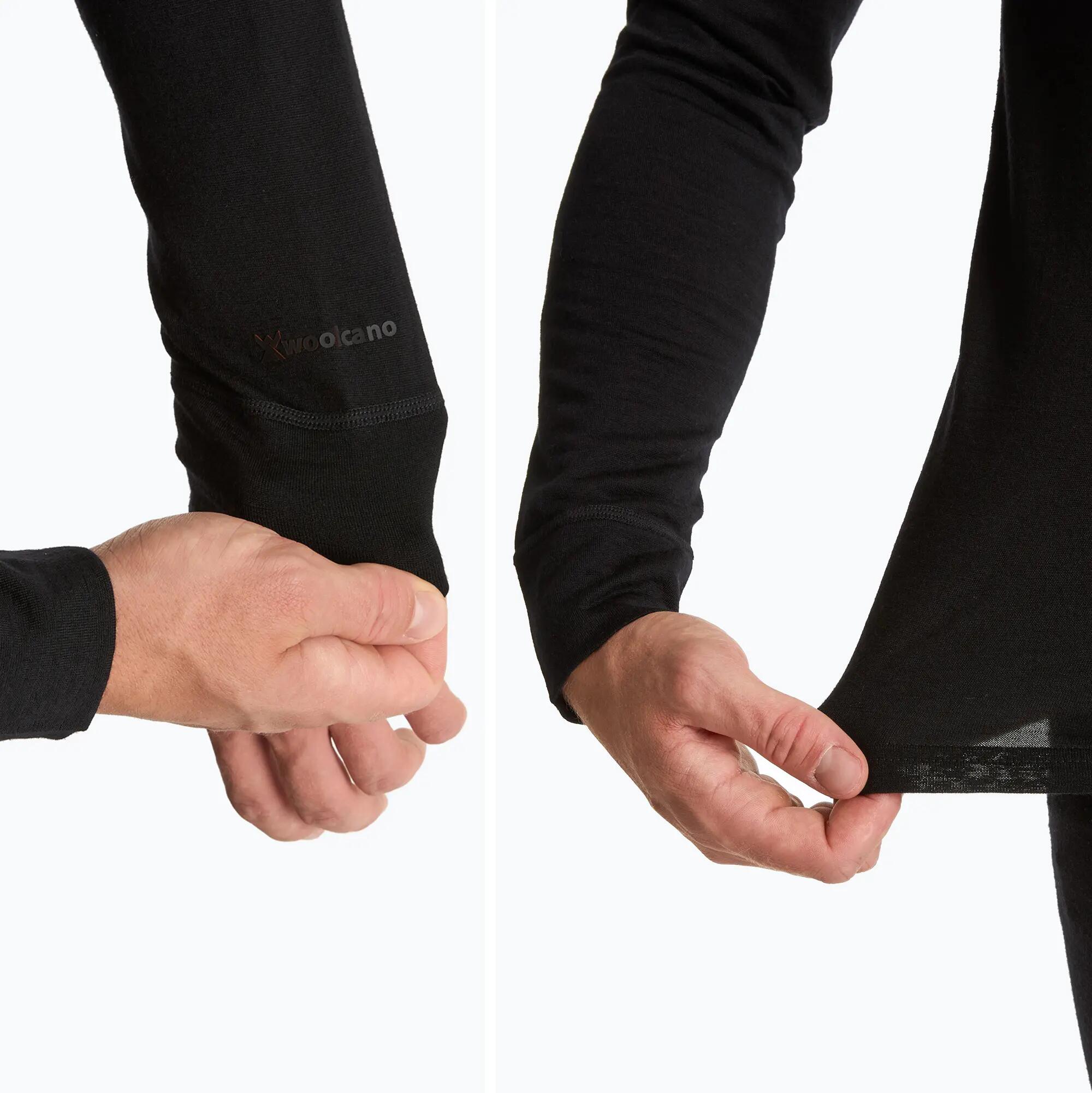 Pánská termoaktivní mikina 100% WOOLCANO MERINO TOP0538 6/7