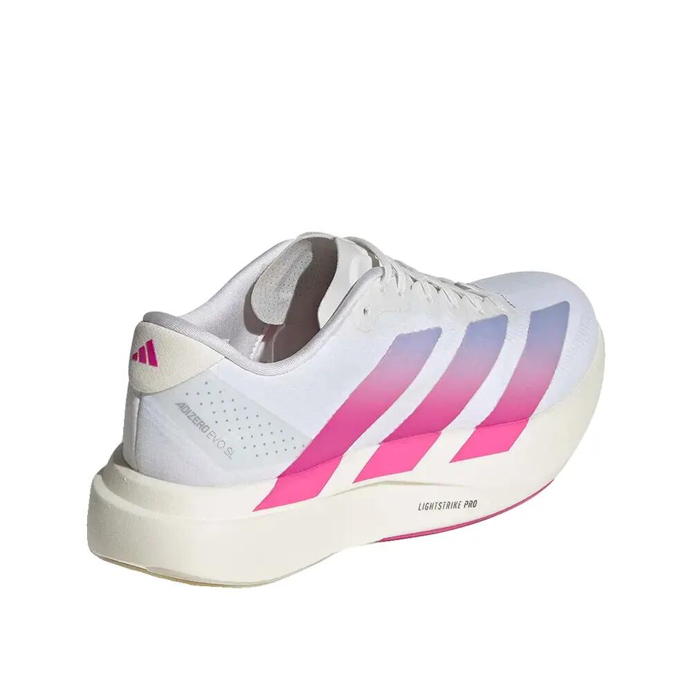 Zapatillas de correr Adidas Adizero EVO SL Blancas 4/9